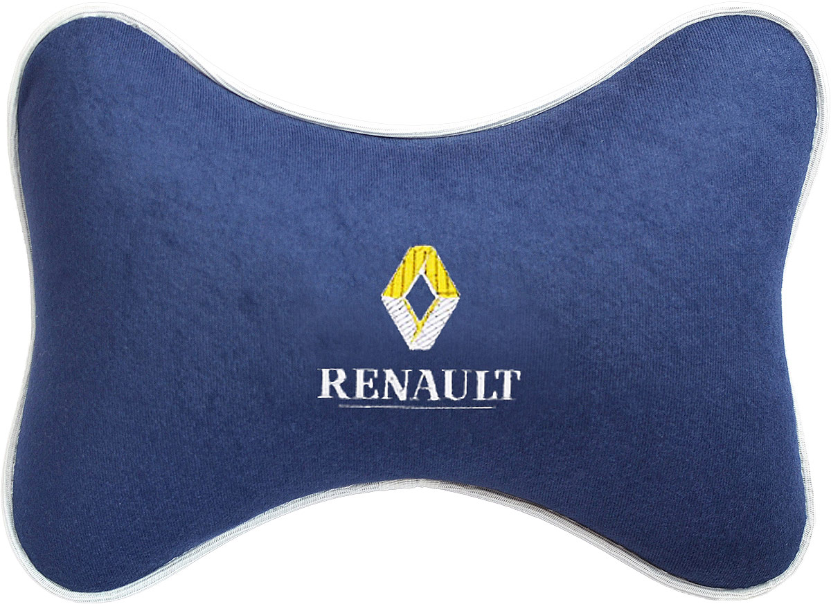 Подушка на подголовник Auto Premium Renault, цвет: синий. 3749037490 Подушка на подголовник Auto Premium Renault, цвет: синий. 3749037490Подушка на подголовник - это прежде всего лучший способ создать комфорт для шеи и головы во время пребывания в автомобильном кресле. Большинство штатных подголовников устроены так, что до них попросту не дотянуться. Данный аксессуар полностью решает эту проблему, создавая мягкую ортопедическою поддержку. Подушка крепится к сиденью, а это значит один раз поставил - и забыл. Меньше утомляемость - а следовательно выше внимание и концентрация на дороге. Одинакова удобна для пассажира и водителя. Подушка выполнена из велюра.