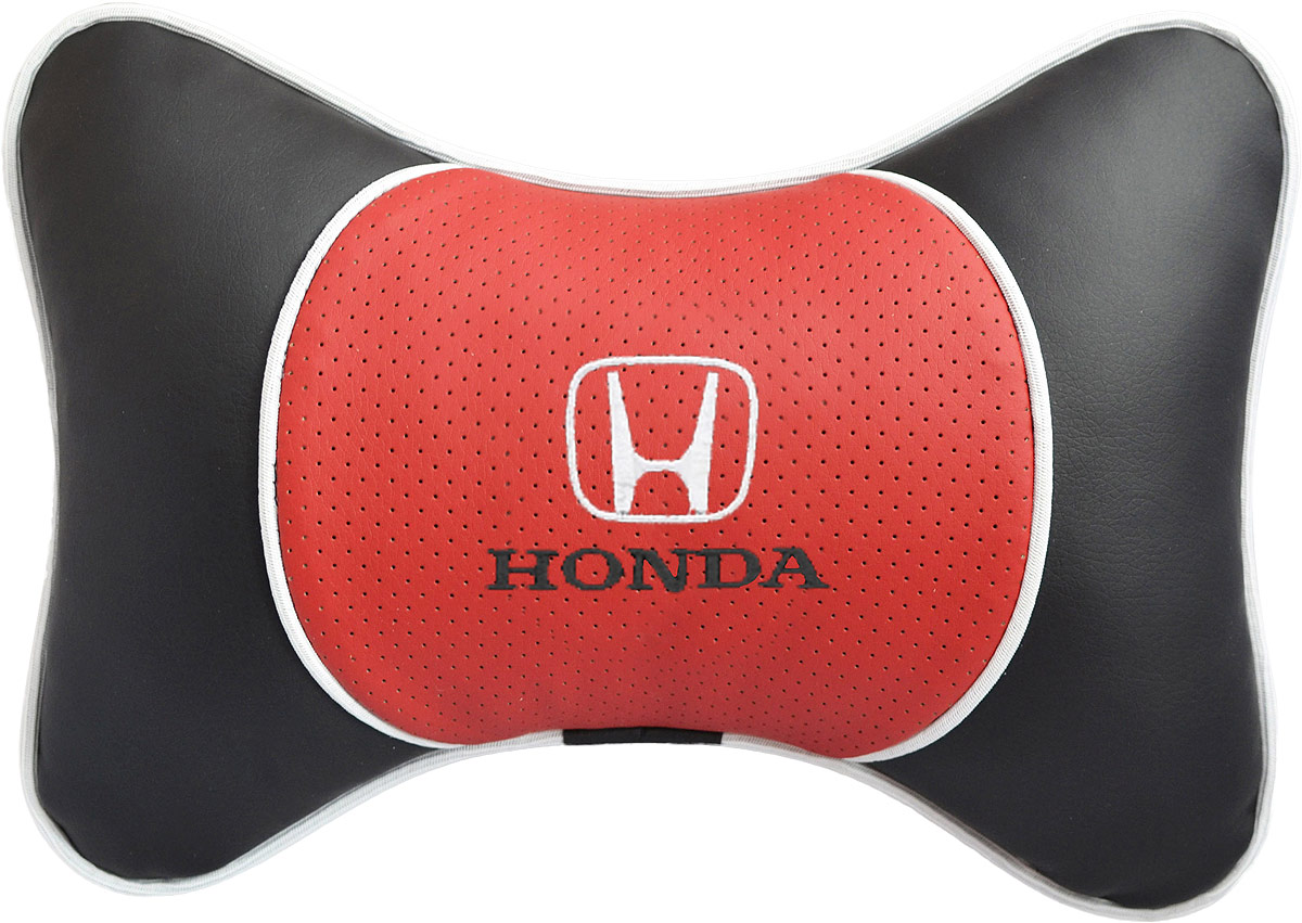 Подушка на подголовник Auto Premium Honda, цвет: красный. 3756137561 Подушка на подголовник Auto Premium Honda, цвет: красный. 3756137561Подушка на подголовник Люкс выполнена из черной гладкой экокожи, вставка из красной перфорированной экокожи имеет обрамление мягким кантом. Для нанесения вышивки используются высококачественные итальянские нитки. Подушка на подголовник - это прежде всего лучший способ создать комфорт для шеи и головы во время пребывания в автомобильном кресле. Такая подушка будет удобна как водителю, так и пассажиру. При производстве используются высококачественные, износостойкие материалы и гипоаллергенные наполнители.