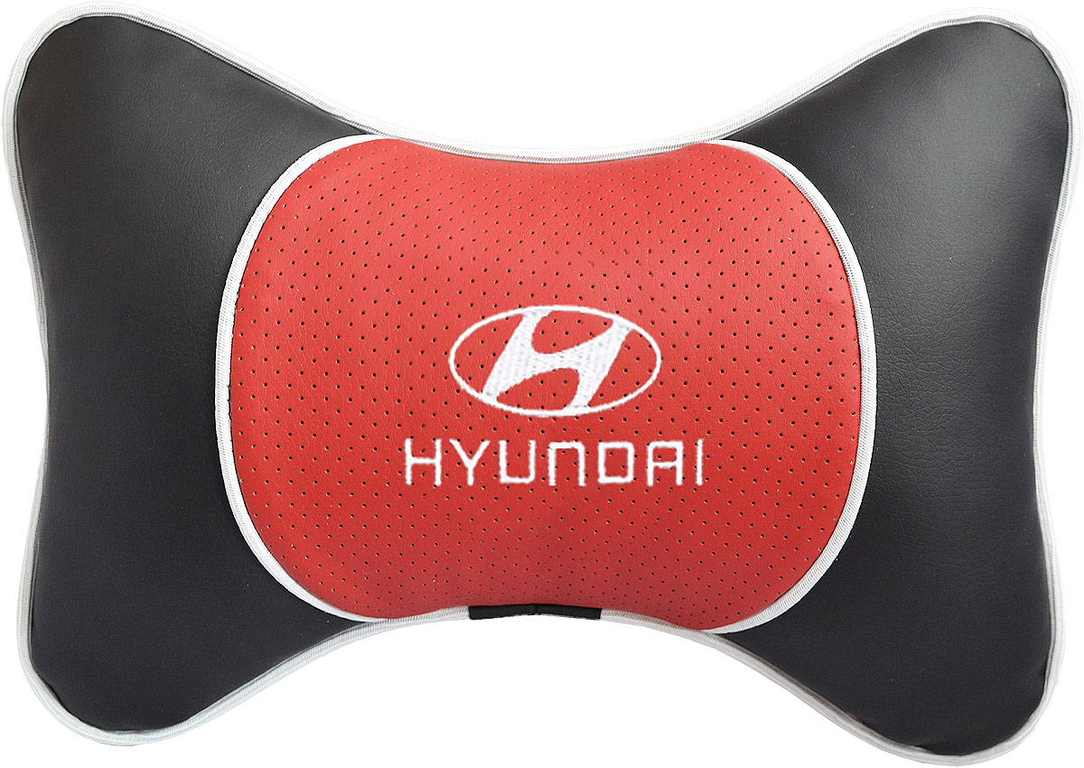 Подушка на подголовник Auto Premium Hyundai , цвет: красный. 3756737567 Подушка на подголовник Auto Premium Hyundai , цвет: красный. 3756737567Подушка на подголовник Люкс выполнена из черной гладкой экокожи, вставка из красной перфорированной экокожи имеет обрамление мягким кантом. Для нанесения вышивки используются высококачественные итальянские нитки. Подушка на подголовник - это прежде всего лучший способ создать комфорт для шеи и головы во время пребывания в автомобильном кресле. Такая подушка будет удобна как водителю, так и пассажиру. При производстве используются высококачественные, износостойкие материалы и гипоаллергенные наполнители.