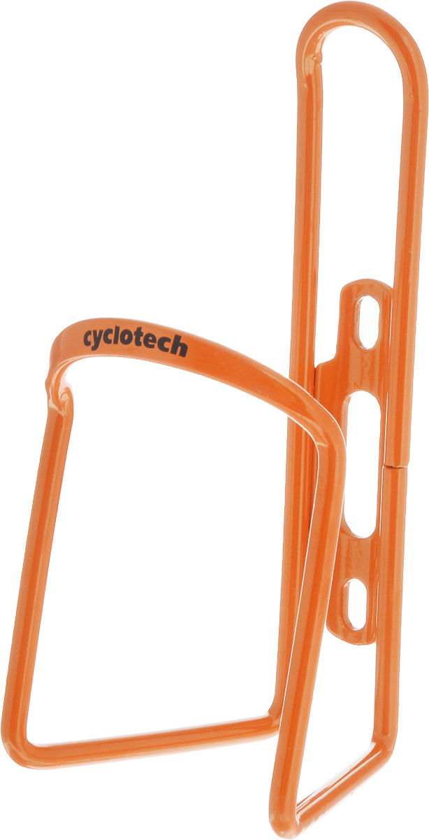 Флягодержатель Cyclotech, цвет: оранжевыйCBH-1OR Флягодержатель Cyclotech, цвет: оранжевыйCBH-1ORФлягодержатель Cyclotech, выполненный из прочного алюминия, способен удерживать не только велофлягу, но и обычные пластиковые бутылки. Крепится изделие на раме при помощи шурупов (входят в комплект). Это незаменимая вещь для спортсменов и любителей длительных велосипедных прогулок. Благодаря держателю, фляга с водой будет у вас всегда под рукой.