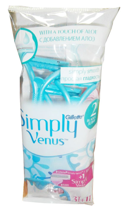 Venus Simply Бритвы одноразовые для женщин 2, 4 шт.STC-75053986 Venus Simply Бритвы одноразовые для женщин 2, 4 шт.STC-75053986Почувствуй себя богиней! Одноразовые бритвы для женщин Simply Venus 2. - Бритва,которая сама приспосабливается к тебе. - 2 лезвия обеспечивают чистое бритье. - Увлажняющая полоска обеспечивает плавное скольжение и помогает защитить кожу во время бритья. -Ручка в форме капли позволяет идеально контролировать движения Вашей бритвы. - покупая упаковку 4 штуки вы экономите 10%, по сравнению с по? купкой 2х упаковок Simply Venus 2 шт. Срок хранения - 5 лет. Страна производства - Польша. Характеристики: Длина станка: 11,5 см. Длина лезвия: 3,6 см. Изготовитель: Польша. Артикул: 98576831. Товар сертифицирован.
