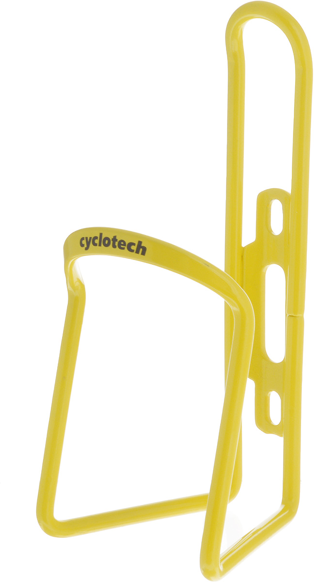 Флягодержатель Cyclotech, цвет: желтыйCBH-1Y Флягодержатель Cyclotech, цвет: желтыйCBH-1YФлягодержатель Cyclotech, выполненный из прочного алюминия, способен удерживать не только велофлягу, но и обычные пластиковые бутылки. Крепится изделие на раме при помощи шурупов (входят в комплект). Это незаменимая вещь для спортсменов и любителей длительных велосипедных прогулок. Благодаря держателю, фляга с водой будет у вас всегда под рукой.