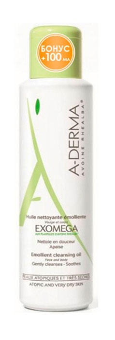 A-Derma Экзомега Смягчающее очищающее масло, 500 млC24780 A-Derma Экзомега Смягчающее очищающее масло, 500 млC24780Смягчающее очищающее масло бережно ухаживает за кожей, не раздражая ее. Нежно очищает, увлажняет и смягчает атопичную и очень сухую кожу младенцев, детей и взрослых благодаря содержанию в составе экстракта ростков овса Реальба. Успокаивает и снимает зуд с кожи.