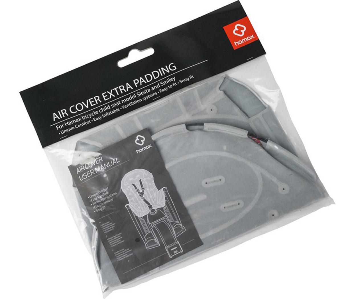 Вкладыш Hamax Air Cover Smiley/Siesta, цвет: серый592002 Вкладыш Hamax Air Cover Smiley/Siesta, цвет: серый592002Самый лучший и комфортный вкладыш. Амортизацией служет воздух, тактильно приятный материал который легко моется. Надувать ртом . Имеются отверстия для вентиляции.