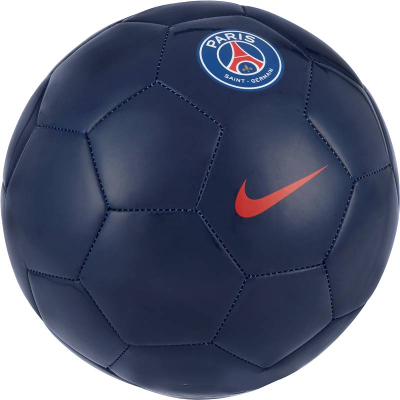 Мяч футбольный Nike Supporters Ball-PSG, цвет: синий. Размер 5SC3012-410 Мяч футбольный Nike Supporters Ball-PSG, цвет: синий. Размер 5SC3012-410Мяч Nike Supporters из износостойкого материала. Герметичные швы, прочная внутренняя камера, вспененный внутренний материал обеспечивает отличный отскок, точная сферическая форма.