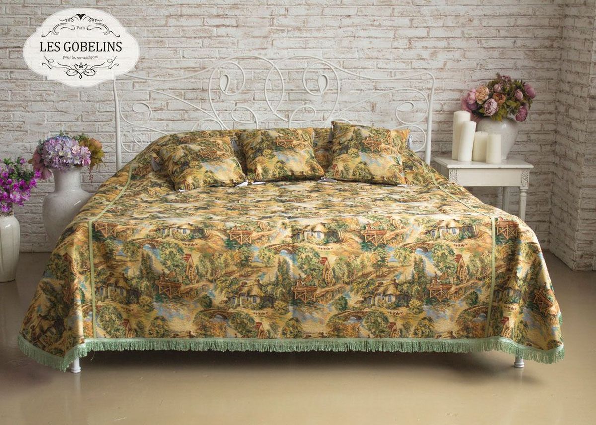 Покрывало на кровать Les Gobelins Provence, 150х220 см. lns183886lns183886 Покрывало на кровать Les Gobelins Provence, 150х220 см. lns183886lns183886Общий размер: полутороспальный Размер покрывала: 150х220 см Размер наволочек: Без наволочек Материал: Хлопковый гобелен Длина ворса: Отсутствует Состав: 45% хлопок, 55% полиэстер Отделка: Бахрома и кисти Производитель: Les Gobelins Cтрана производства: Россия Упаковка: Полиэтиленовый пакет