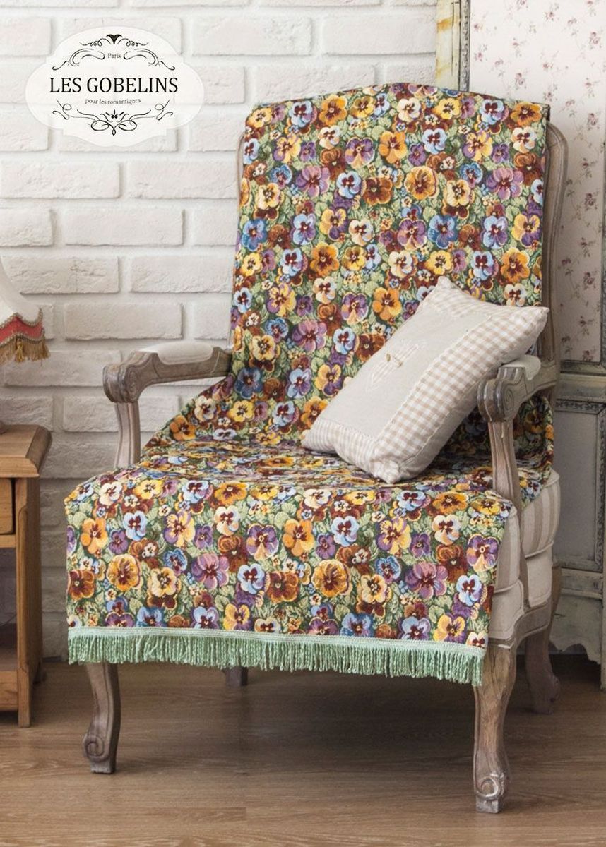 Накидка на кресло Les Gobelins Fleurs De Jardin, 50х120 см. lns185301lns185301 Накидка на кресло Les Gobelins Fleurs De Jardin, 50х120 см. lns185301lns185301Общий размер: односпальный Размер покрывала: 50х120 см Размер наволочек: Без наволочек Материал: Хлопковый гобелен Длина ворса: Отсутствует Состав: 52% хлопок, 48% полиэстер Отделка: Бахрома и кисти Производитель: Les Gobelins Cтрана производства: Россия Упаковка: Полиэтиленовый пакет