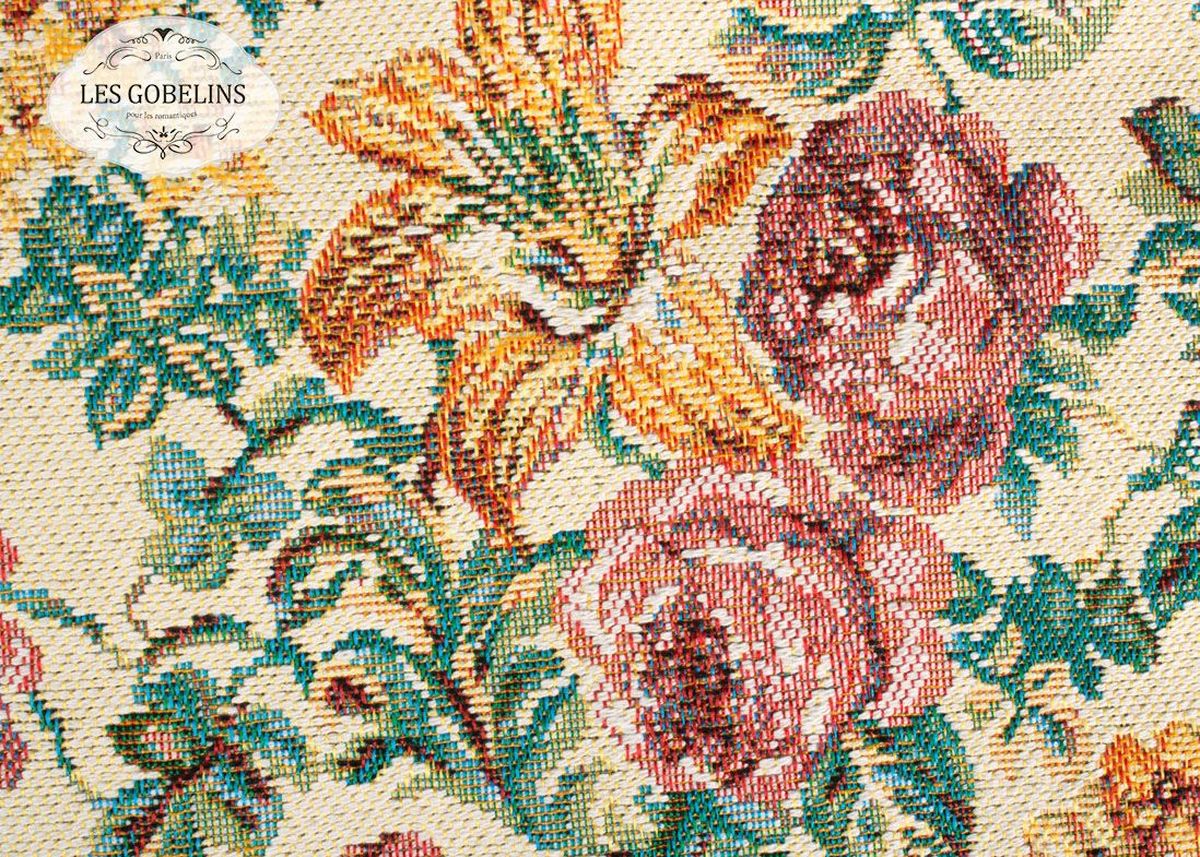 Накидка на диван Les Gobelins Arrangement De Fleurs, 160х230 см. lns188132lns188132 Накидка на диван Les Gobelins Arrangement De Fleurs, 160х230 см. lns188132lns188132Общий размер: полутороспальный Размер покрывала: 160х230 см Размер наволочек: Без наволочек Материал: Хлопковый гобелен Длина ворса: Отсутствует Состав: 52% хлопок, 48% полиэстер Отделка: Бахрома и кисти Производитель: Les Gobelins Cтрана производства: Россия Упаковка: Полиэтиленовый пакет