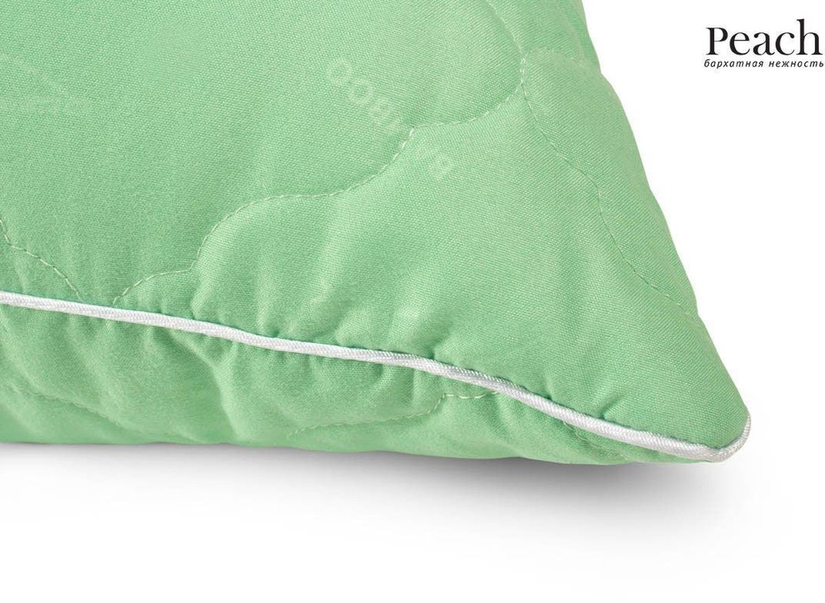 Подушка Peach из бамбукового волокна, упругая, 70х70pch222657 Подушка Peach из бамбукового волокна, упругая, 70х70pch222657Подушка упругая для тех, кто спит на боку Размер (см): 70х70 (1 шт) (Квадратная) Наполнитель чехла: Бамбуковое волокно Состав наполнителя чехла: Бамбуковое волокно Наполнитель ядра: Силиконизированное волокно (Лебяжий пух) Состав наполнителя ядра: Искусственный лебяжий пух Материал чехла: Микрофибра (PeachSOFT) Состав материала чехла: 100% полиэстер Отделка: Кант, Стежка Застежка: Нет Производитель: Peach Cтрана производства: Россия Тип Упаковки: Чемодан ПВХ Вес: 800