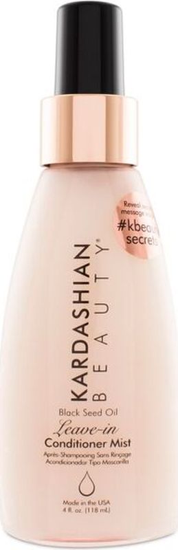 Kardashian Beauty Кондиционер несмываемый с маслом семян черного тмина / KB- Black Seed Oil Leave-in Conditioner Mist, 4oz/118мл (фл.с распылит)KBOL3 Kardashian Beauty Кондиционер несмываемый с маслом семян черного тмина / KB- Black Seed Oil Leave-in Conditioner Mist, 4oz/118мл (фл.с распылит)KBOL3Кондиционер с термозащитным действием. Делает волосы послушными и защищает от термического воздействия.