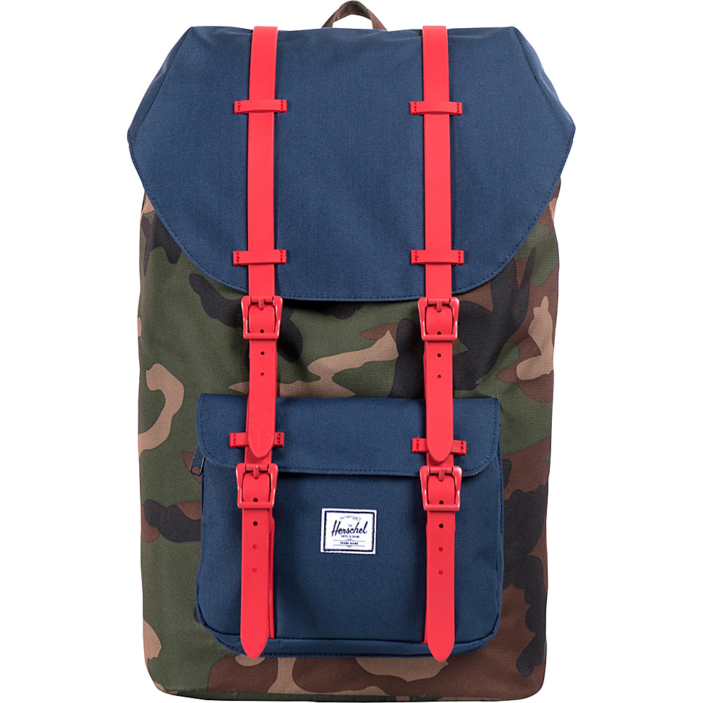 Рюкзак городской Herschel Little America (A/S), цвет: синий, красный, хаки. 828432027460828432027460 Рюкзак городской Herschel Little America (A/S), цвет: синий, красный, хаки. 828432027460828432027460Рюкзак Herschel Little America ™ одна из самых значимых моделей, соединяя классический альпинистский стиль с современной функциональностью. Для повседневного использования.