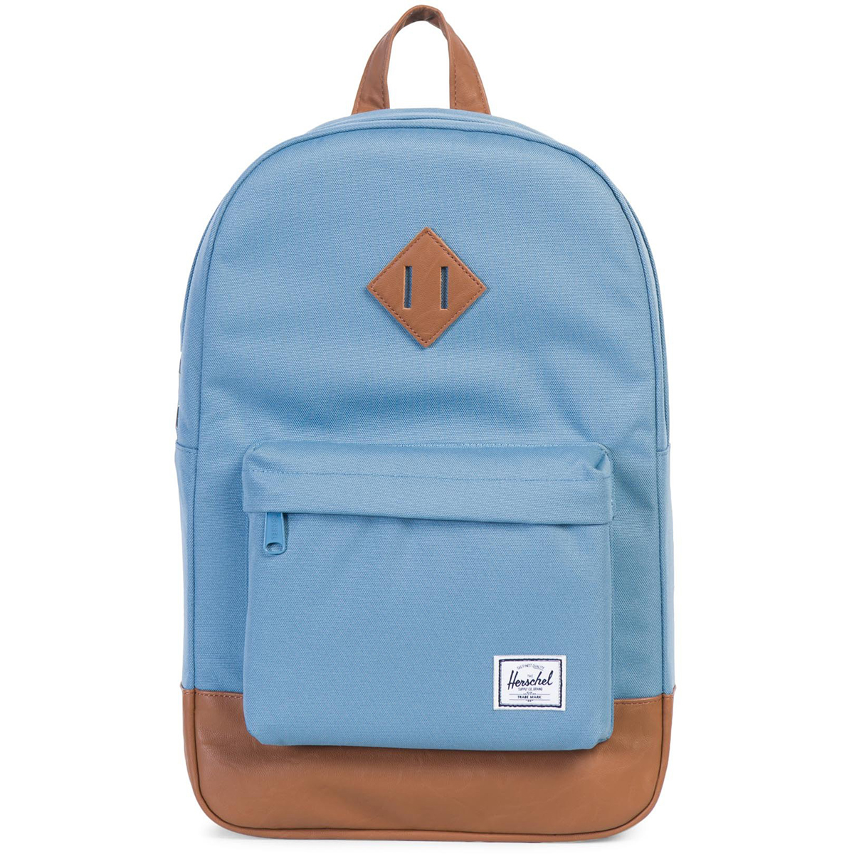 Рюкзак городской Herschel Heritage Mid-Volume (A/S), цвет: голубой, светло-коричневый. 828432123285828432123285 Рюкзак городской Herschel Heritage Mid-Volume (A/S), цвет: голубой, светло-коричневый. 828432123285828432123285Herschel продолжает радовать своих поклонников качественными аксессуарами, выполненными в лучших традициях качества бренда. Лаконичный дизайн, компактные размеры, широкий ассортимент расцветок, отличная функциональность. Такой рюкзак станет Вашим надежным другом в повседневных делах, а также прекрасно дополнит городской образ.