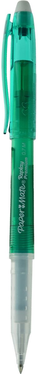 Paper Mate Ручка гелевая Replay Premium со стираемыми чернилами и ластиком цвет чернил зеленый1901325 Paper Mate Ручка гелевая Replay Premium со стираемыми чернилами и ластиком цвет чернил зеленый1901325Ручка с гелевыми стираемыми чернилами Replay Premium. С ластиком, цвет чернил - зеленый.