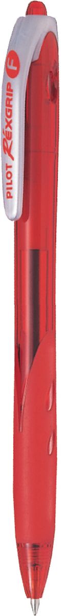 Pilot Ручка шариковая Rexgrip цвет чернил красный 0,7 ммBPRG-10R-F-R Pilot Ручка шариковая Rexgrip цвет чернил красный 0,7 ммBPRG-10R-F-RАвтоматическая шариковая ручка с интегрированным в корпус прорезиненным захватом для пальцев. Чернила на масляной основе для мягкого и легкого письма. Наконечник стержня изготовлен из нержавеющей стали, а шарик - из карбида вольфрама. Пластиковый корпус тонирован в цвет чернил ручки.