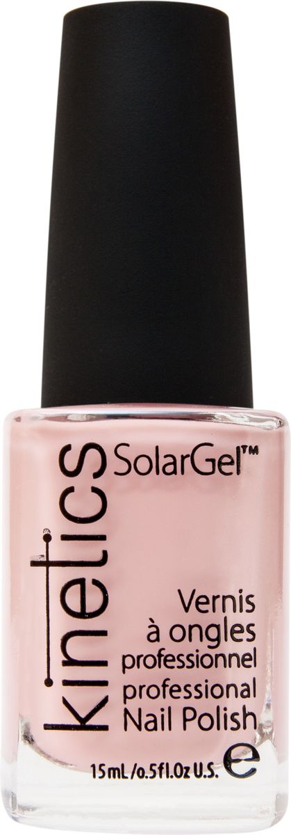 Kinetics Профессиональный лак SolarGel Polish, 15 мл, тон 058KNP058 Kinetics Профессиональный лак SolarGel Polish, 15 мл, тон 058KNP058Новое поколение профессиональных гелевых лаков для ногтей, которые наносятся как обычный лак, а выглядят как гель. Ультра модные и классические цвета, поражают своей стойкостью и разнообразием оттенков. Стойкость до 10 дней, не требует специальной сушки в UV/LED лампе. Рекомендуется использовать с верхним покрытием SolarGel Top Coat