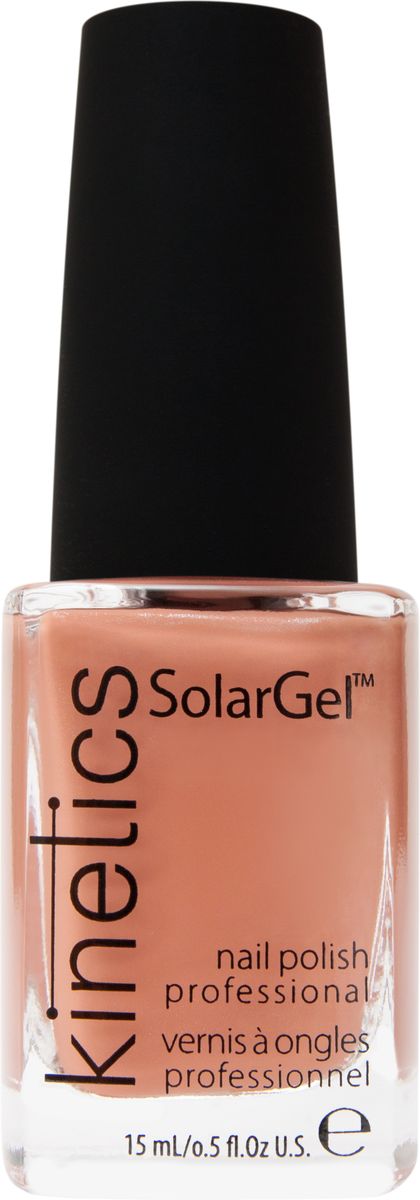 Kinetics Профессиональный лак SolarGel Polish, 15 мл, тон 342KNP342 Kinetics Профессиональный лак SolarGel Polish, 15 мл, тон 342KNP342Новое поколение профессиональных гелевых лаков для ногтей, которые наносятся как обычный лак, а выглядят как гель. Ультра модные и классические цвета, поражают своей стойкостью и разнообразием оттенков. Стойкость до 10 дней, не требует специальной сушки в UV/LED лампе. Рекомендуется использовать с верхним покрытием SolarGel Top Coat