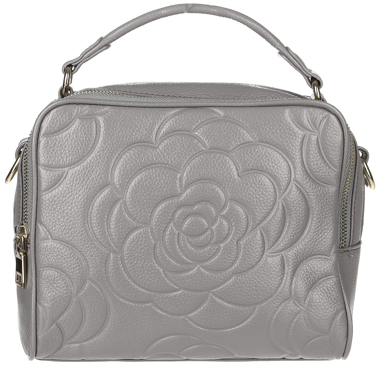 Сумка женская Cheribags, цвет: серый. 68031-2168031-21 Сумка женская Cheribags, цвет: серый. 68031-2168031-21Сумка женская из натуральной кожи с двумя отделениями на молнии. Внутри два кармана, один из которых на молнии. Подкладка из качественного синтетического материала. На задней стенке горизонтальный карман на молнии. Прилагается длинный ремень на карабинах.