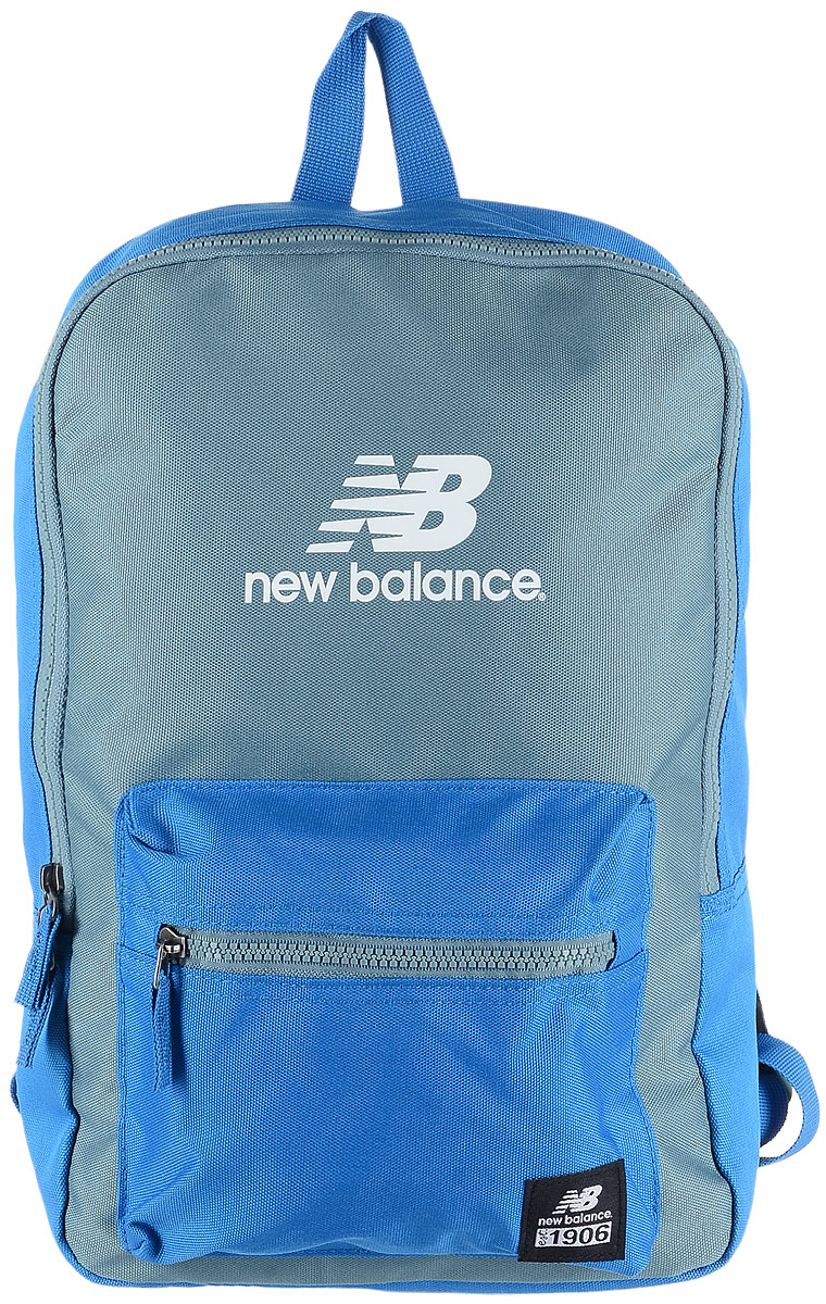 Рюкзак городской New Balance Booker JR Backpack, цвет: голубой, серый, 11 л500046/EB Рюкзак городской New Balance Booker JR Backpack, цвет: голубой, серый, 11 л500046/EBСтильный городской рюкзак New Balance Booker JR Backpack выполнен из полиэстера и оформлен фирменной символикой. Изделие имеет одно отделение, которое застегивается на застежку-молнию. Снаружи, на передней стенке расположен накладной объемный карман на застежке-молнии. Рюкзак оснащен широкими регулируемыми лямками и ручкой для переноски в руке. Уплотненная спинка обеспечивает комфорт при переноске рюкзака.