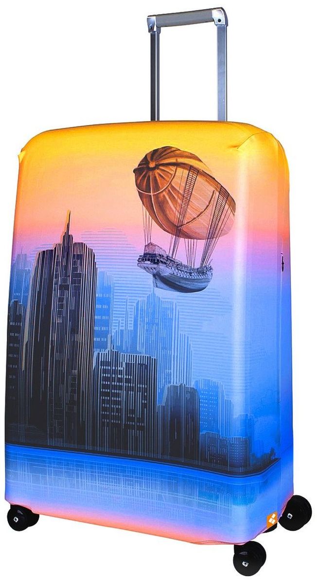 Чехол для чемодана Routemark Zeppeline, размер L/XL (75-85 см)Zep-L/XL Чехол для чемодана Routemark Zeppeline, размер L/XL (75-85 см)Zep-L/XLДля больших чемоданов, высотой от 75 до 85 см (29-33 inch) (мерить от пола). Плотность ткани - 240 г/кв.м, упрочнённые швы, 2 потайные молнии для боковых ручек с двух сторон. Внизу чехла - молния трактор, дополнительная резинка с фастексом для лучшей усадки. Стойкая сублимационная печать.