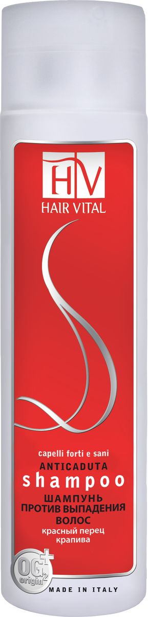 Hair Vital Шампунь против выпадения волос, 250 мл65042 Hair Vital Шампунь против выпадения волос, 250 мл65042• Препятствует выпадению волос • Стимулирует рост новых волос • Укрепляет и питает ослабленные волосы • Придает волосам блеск и эластичность • Подходит для любого типа волос и ежедневного применения Активные компоненты: экстракты крапивы и красного перца, олеаноловая кислота, апигенин, лизолецитин, пантенол, биотиноил трипептид-1, OG2