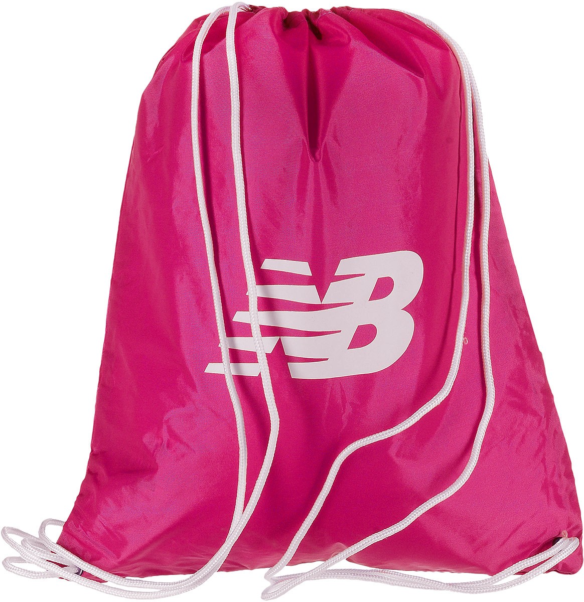 Рюкзак New Balance Cinch Sack, цвет: фуксия. 500006/PN500006/PN Рюкзак New Balance Cinch Sack, цвет: фуксия. 500006/PN500006/PNСтильный спортивный рюкзак New Balance Cinch Sack выполнен из нейлона и оформлен символикой бренда. Изделие имеет одно основное отделение, которое закрывается с помощью затягивающего шнурка. Веревочные завязки можно использовать как наплечные лямки. Стильный и функциональный рюкзак поместит все необходимое.