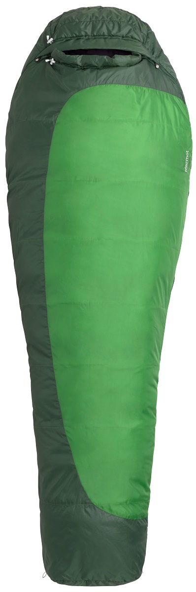 Спальный мешок Marmot Trestles 30, цвет: зеленый, правая молния21180-4724-RZ Спальный мешок Marmot Trestles 30, цвет: зеленый, правая молния21180-4724-RZСпальник прошел европейскую сертификацию EN Test. Утеплитель SpiraFil. Двусторонние молнии. Конструкция Wave - слои утеплителя уложены волнами с перекрытием для максимального сохранения тепла. В этом спальнике не страшна самая суровая непогода. 3D-конструкция капюшона. Трапециевидный отдел для ног для большего комфорта. Компрессионный мешок в комплекте. Чувствительные шнуры - различимы в темноте на ощупь. Утягивающий шнур капюшона легко регулируется. Вторая застежка-молния в верхней части спальника. Антизакусывающая планка вдоль молнии. Карман для мелочей - например, часов или батареек. 2 петли для сушки и для проветривания спальника. Двусторонние молнии – для вентиляции и состегивания спальников. Двусторонние ползунки на молниях позволяют использовать их как вне, так и снаружи спальника. Валик вокруг лица без липучки - для большего комфорта. Молния защищена от «закусывания».