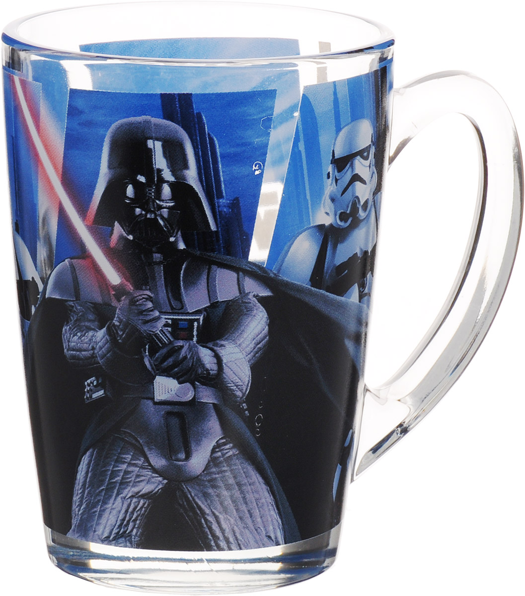 Star Wars Кружка коническая детская Дарт Вейдер 300 млSWG0202 Star Wars Кружка коническая детская Дарт Вейдер 300 млSWG0202Детская кружка Star Wars Дарт Вейдер с любимыми героями станет отличным подарком для вашего ребенка. Она выполнена из стекла и оформлена изображением героев киновселенной Звездные войны. Кружка дополнена удобной ручкой. Такой подарок станет не только приятным, но и практичным сувениром: кружка будет незаменимым атрибутом чаепития, а оригинальное оформление кружки добавит ярких эмоций и хорошего настроения. Можно использовать в посудомоечной машине.
