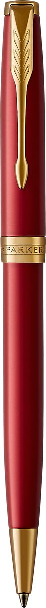 Parker Ручка шариковая Sonnet Laque Red GTPARKER-1931476 Parker Ручка шариковая Sonnet Laque Red GTPARKER-1931476Материал корпуса: Нержавеющая сталь Покрытие корпуса: Глянцевый лак глубокого красного цвета Материал отделки деталей корпуса: Торец ручки: латунь, покрытая золотом. Кольцо: латунь, покрытая золотом. Способ подачи стержня: Поворотный Сделано во Франции.