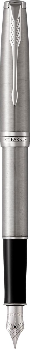 Parker Ручка перьевая Sonnet Stainless Steel СTPARKER-1931509 Parker Ручка перьевая Sonnet Stainless Steel СTPARKER-1931509Материал корпуса: Нержавеющая сталь Покрытие корпуса: Нержавеющая сталь Материал отделки деталей корпуса: Хром Перо: Нержавеющая сталь Способ подачи стержня: колпачок Вложение: Конвертер S0102040 и 2 черных картриджа Сделано во Франции.