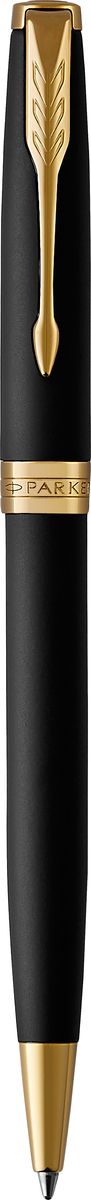 Parker Ручка шариковая Sonnet Matte Black GTPARKER-1931519 Parker Ручка шариковая Sonnet Matte Black GTPARKER-1931519Материал корпуса и колпачка: Латунь, покрытая матовым черным лаком Покрытие корпуса: Матовый чёрный лак с сатиновым эффектом Материал отделки деталей корпуса: Позолота Торец ручки: латунь, позолота. Зажим колпачка: сталь, покрытая золотом. Кольцо: латунь, покрытая золотом Зона захвата: пластик Способ подачи стержня: Поворотный Сделано во Франции.