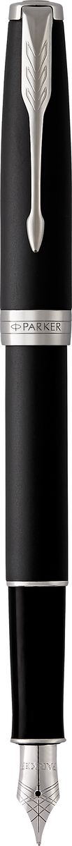 Parker Ручка перьевая Sonnet Matte Black CTPARKER-1931521 Parker Ручка перьевая Sonnet Matte Black CTPARKER-1931521Материал корпуса и колпачка: Латунь, покрытая матовым черным лаком Покрытие корпуса: Матовый лак с сатиновым эффектом Торец ручки: латунь, покрытая плладием Зажим колпачка: сталь, покрытая палладием Кольцо: латунь, покрытая палладием Перо-Нержавеющая сталь, Способ подачи стержня: колпачок Вложение: Конвертер S0102040 и 2 черных картриджа Сделано во Франции.