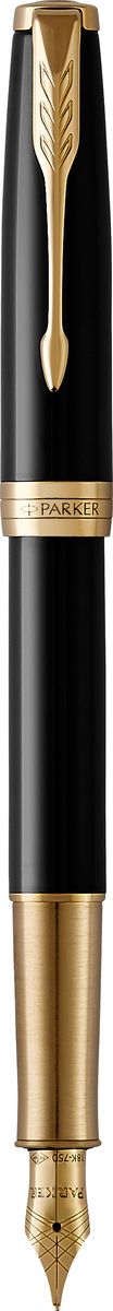 Parker Ручка перьевая Sonnet Laque Black GTPARKER-1931527 Parker Ручка перьевая Sonnet Laque Black GTPARKER-1931527Материал корпуса: Латунь Покрытие корпуса: Черный глянцевый лак Материал отделки деталей корпуса: Торец ручки: латунь, покрытая золотом. Зажим колпачка: сталь, покрытая золотом. Кольцо: латунь с золотым напылением. Зона захвата из отполированной нержавеющей стали, покрытой золотом Перо: Золото 18К Способ подачи стержня: колпачок Вложение: Конвертер Deluxe и 2 черных картриджа Сделано во Франции.