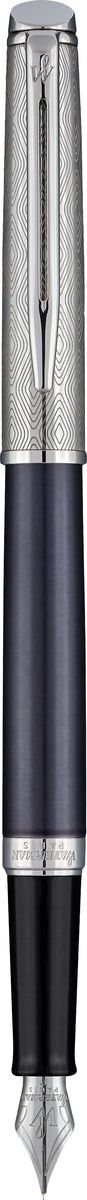 Waterman Ручка перьевая Hemisphere La Collection Privee Saphir Nocturne цвет чернил синийWAT-1971677 Waterman Ручка перьевая Hemisphere La Collection Privee Saphir Nocturne цвет чернил синийWAT-1971677Перьевая ручка Waterman Hemisphere La Collection Privee Saphir Nocturne - это незаменимый предмет на любом рабочем столе. Такая ручка обеспечит четкий цвет и мягкое письмо. Особенности: Материал корпуса: сталь Покрытие корпуса: Матовое покрытие цвета синие ночи Материал отделки деталей корпуса: полированная сталь Колпачок из полированной стали с уникальной лазерной гравировкой. Кольцо с гравировкой Waterman Paris. Способ подачи стержня: с колпачком Цвет чернил - синий Толщина письма - тонкая Вложение: 1 картридж
