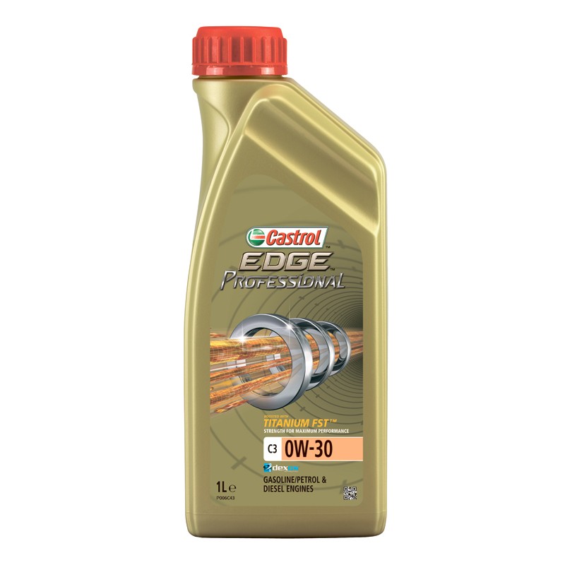 Моторное масло Castrol EdgeProfessional C3 0W-30, 1 л156F72 Моторное масло Castrol EdgeProfessional C3 0W-30, 1 л156F72Описание Полностью синтетическое моторное масло Castrol EDGE Professional произведено с использованием новейшей технологии TITANIUM FST™. Технология TITANIUM FST™ на физическом уровне меняет поведение масла Castrol EDGE PROFESSIONAL в условиях экстремальных нагрузок. Основой технологии TITANIUM FST™ являются полимерные металлоорганические соединения, содержащие титан. Таким образом, титан становится компонентом масла и работает в унисон с технологией усиленной масляной плёнки Fluid Strength Technology (FST™), которая была внедрена в 2011 году. Испытания подтвердили, что TITANIUM FST™ в 2 раза увеличивает прочность масляной плёнки, предотвращая её разрыв и снижая трение для максимальной производительности двигателя. Используя опыт сотрудничества с автопроизводителями мы применили такую же технологию, которая ранее использовалась только при производстве масла для конвейерной заливки. Моторное масло Castrol EDGE Professional прошло многоуровневую микрофильтрацию. Контроль качества...