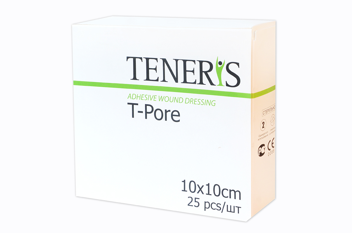 Teneris Раневая (послеоперационная) стерильная повязка на нетканной основе T-Pore, 60 х 155 х 145 мм, 25 шт95032 Teneris Раневая (послеоперационная) стерильная повязка на нетканной основе T-Pore, 60 х 155 х 145 мм, 25 шт95032Т-Пор - самоклеющаяся пластырная повязка с впитывающей подушечкой. Изготовлена из паро-воздухопроницаемого хирургического нетканного материала, препятствующего проникновению в рану микроорганизмов. Показания: Используется для защиты послеоперационных и острых ран в процессе их заживления от вторичной инфекции и механических раздражений, а также для фиксации катеторов и канюль. Отрывается без боли, антитравматическое покрытие раневой подушечки. Хранить в сухом, защищенном от света месте. Размер 10 х 10 см