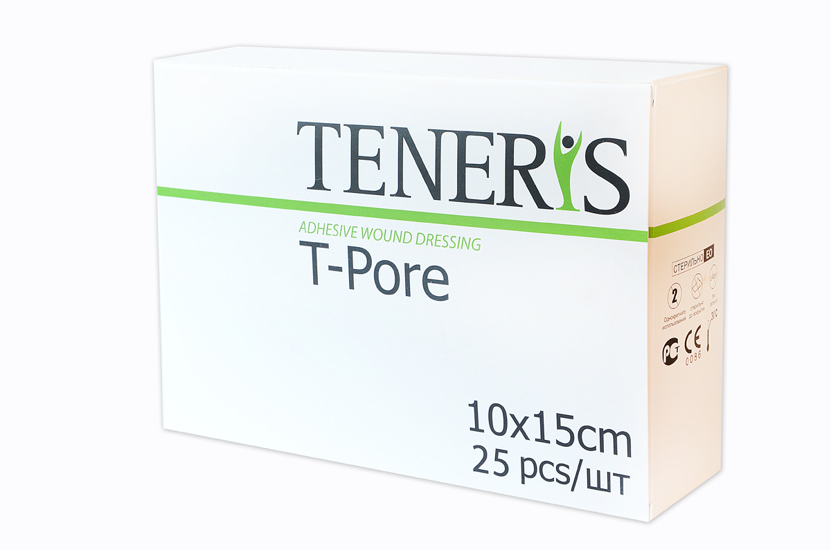 Teneris Раневая (послеоперационная) стерильная повязка на нетканной основе T-Pore, 65 х 205 х 145 мм, 25 шт95039 Teneris Раневая (послеоперационная) стерильная повязка на нетканной основе T-Pore, 65 х 205 х 145 мм, 25 шт95039Т-Пор - самоклеющаяся пластырная повязка с впитывающей подушечкой. Изготовлена из паро-воздухопроницаемого хирургического нетканного материала, препятствующего проникновению в рану микроорганизмов. Показания: Используется для защиты послеоперационных и острых ран в процессе их заживления от вторичной инфекции и механических раздражений, а также для фиксации катеторов и канюль. Отрывается без боли, антитравматическое покрытие раневой подушечки. Хранить в сухом, защищенном от света месте. Размер 15 х 10 см