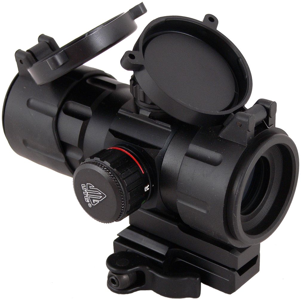 Прицел коллиматорный UTG Leapers 5th Gen 1x32, закрытыйSCP-DS3840W Прицел коллиматорный UTG Leapers 5th Gen 1x32, закрытыйSCP-DS3840WКоллиматор Leapers 5th Gen 1x32, закрытый. Арт. SCP-DS3840W Компания Leapers, Inc. расположенная в штате Мичиган, производит и продает прицелы для спорта и охоты начиная с 1992 года. Продукция разработана в США и изготовлена под строгим контролем на производствах в США или в Азиатском регионе. Дилерская сеть компании включает в себя более 70 стран, где бренд Leapers (UTG) доказал, что он один из лучших по соотношению цена/качество и заслуживает доверия потребителя. Эта модель представляет собой небольших размеров коллиматорный прицел для установки на боевые модели карабинов и пистолетов, а также на охотничьи ружья, оснащенные планкой Weaver/Picatinny. Тип: закрытый Увеличение (х): 1 Прицельная марка: точка Подсветка прицельной марки: 2 цвета (красный/зеленый) Диаметр объектива: 32,5 мм Диаметр трубки прицела: 38 мм Длина прицела: 108 мм Материал: высокопрочный авиационный алюминиевый сплав Тип батареи: CR1620 3V Крепление:...