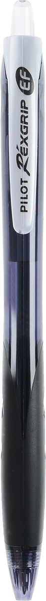 Pilot Ручка шариковая Rexgrip цвет чернил черный 0,5 ммBPRG-10R-EF-B Pilot Ручка шариковая Rexgrip цвет чернил черный 0,5 ммBPRG-10R-EF-BШариковая ручка Pilot Rexgrip представлена в полупрозрачном черном корпусе с прорезиненной вставкой в месте обхвата. Ручка имеет ультрасовременную обтекаемую форму. Диаметр шарика - 0,5 мм, Толщина линии - 0,25 мм. Цвет чернил - черный.
