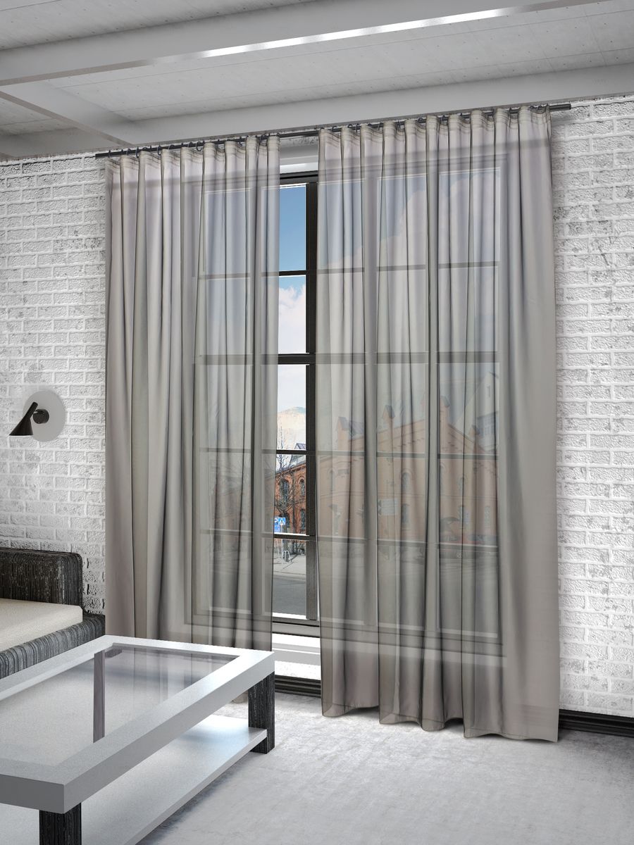 Тюль Sanpa Home Collection Пегги, на ленте, цвет: серый, высота 280 смHP10058/216/1E Пегги серый, , 300*280 см Тюль Sanpa Home Collection Пегги, на ленте, цвет: серый, высота 280 смHP10058/216/1E Пегги серый, , 300*280 смТюль Пегги нежного цвета изготовлена из микровуали. Микровуаль соединила в себе положительные качества вуали - мягкость, изысканность - и органзы - светопроницаемость, упругость. При этом микровуаль является новым, заслуживающим отдельного внимания видом ткани. Обладая удивительной тонкостью, прозрачностью, полуорганза невероятно пластична и прочна, к тому же, она не поддаётся деформации, усадке и устойчива к ультрафиолетовым лучам. Воздушная ткань привлечет к себе внимание и идеально оформит интерьер любого помещения. Тюль сделает ваш интерьер более нежным, воздушным и невесомым. Можно драпировать окно только тюлью или только портьерами, но вместе они создают идеальную композицию. Мы рекомендуем под однотонные портьеры нейтральных тонов подбирать сложносочиненную тюль, с изысканной вышивкой и орнаментом, а под портьеры с рисунком или ярких тонов - выбирать тюль с минималистичным рисунком или вообще без него. Крепление к карнизу осуществляется при помощи вшитой...
