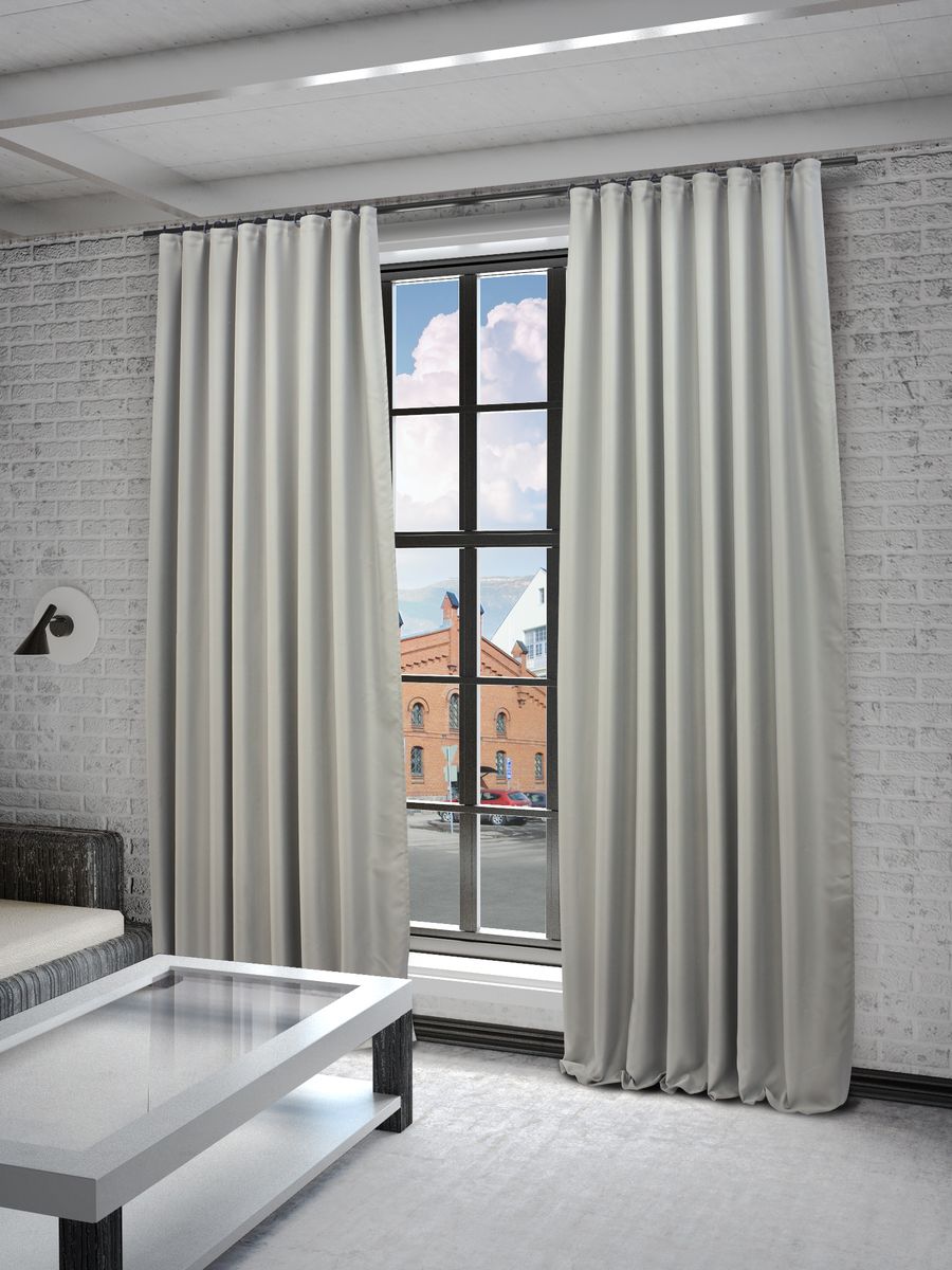 Штора Sanpa Home Collection Твила, на ленте, цвет: серый, высота 280 смHP blackout/1518/1E Твила серый, , 200*280 см Штора Sanpa Home Collection Твила, на ленте, цвет: серый, высота 280 смHP blackout/1518/1E Твила серый, , 200*280 смШтора Твила в классическом однотонном исполнении изготовлена из ткани блэкаут. Блэкаут (Blackout) - это особый вид светонепроницаемой ткани, изготовленной с одинарным или двойным сатиновым плетением из огнезащитного полиэфирного волокна. Крепление к карнизу осуществляется при помощи вшитой шторной ленты.