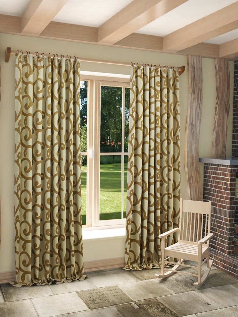 Штора Sanpa Home Collection Реджина, на ленте, цвет: коричневый, высота 280 смHP80155/5/1Е Реджина коричневый, , 200*280 см Штора Sanpa Home Collection Реджина, на ленте, цвет: коричневый, высота 280 смHP80155/5/1Е Реджина коричневый, , 200*280 смШтора Реджина с оригинальным узором изготовлена из ткани жаккард. Жаккард - одна из дорогостоящих тканей, так как её производство трудозатратно. Своеобразный рельефный рисунок, который получается в результате сложного переплетения на плотной ткани, напоминает гобелен. Крепление к карнизу осуществляется при помощи вшитой шторной ленты.