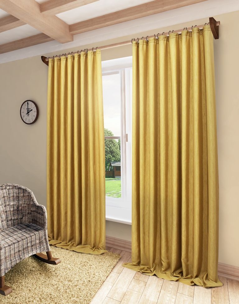 Штора Sanpa Home Collection Агнес, на ленте, цвет: золотистый, высота 280 смHP8120/3213/1E Агнес золотистый, , 200*280 см Штора Sanpa Home Collection Агнес, на ленте, цвет: золотистый, высота 280 смHP8120/3213/1E Агнес золотистый, , 200*280 смШтора Агнес в классическом однотонном исполнении изготовлена из ткани сатен. Сатен, или сатинет - это ткань из полиэфира с сатиновым переплетением нитей. На ощупь с лицевой стороны он напоминает атласное или шелковое полотно, однако его поверхность матовая, она рассеивает свет, не давая бликов. Крепление к карнизу осуществляется при помощи вшитой шторной ленты.