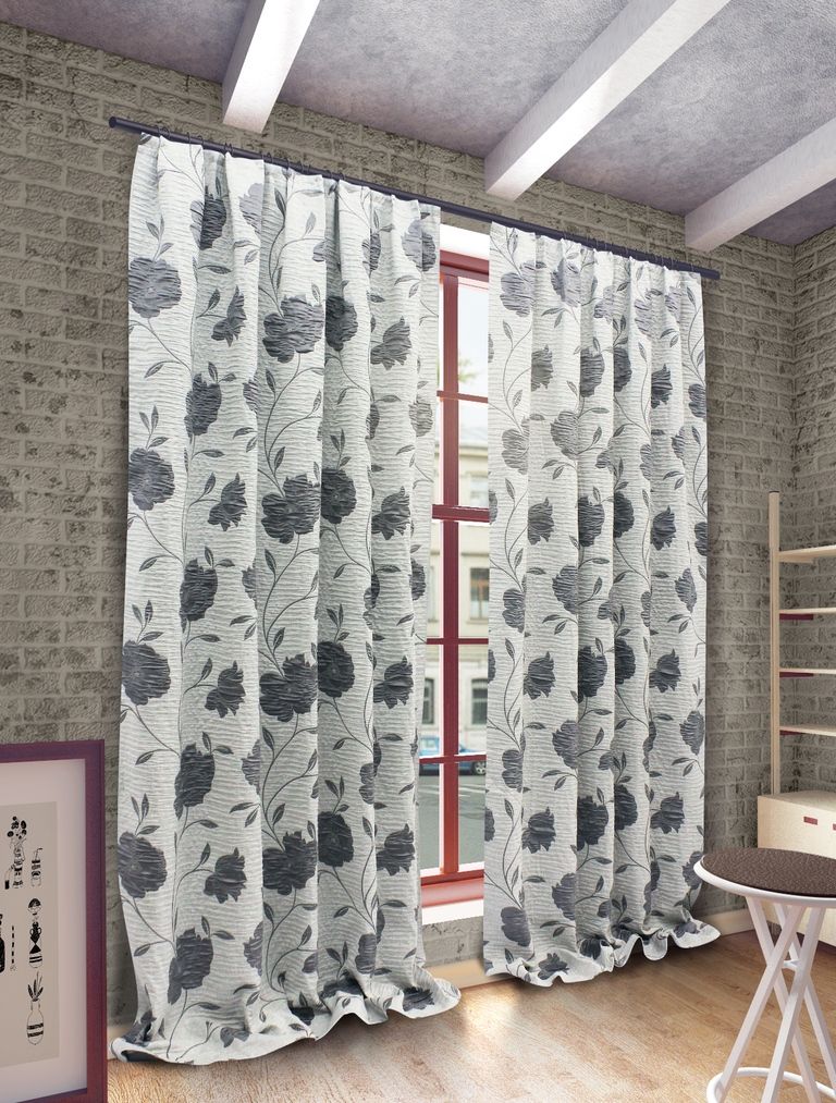 Штора Sanpa Home Collection Ранди, на ленте, цвет: серый, высота 280 смHP192155/8/1Е Ранди серый, , 200*280 см Штора Sanpa Home Collection Ранди, на ленте, цвет: серый, высота 280 смHP192155/8/1Е Ранди серый, , 200*280 смШтора Ранди с оригинальным узором изготовлена из ткани жаккард. Жаккард - одна из дорогостоящих тканей, так как её производство трудозатратно. Своеобразный рельефный рисунок, который получается в результате сложного переплетения на плотной ткани, напоминает гобелен. Крепление к карнизу осуществляется при помощи вшитой шторной ленты.