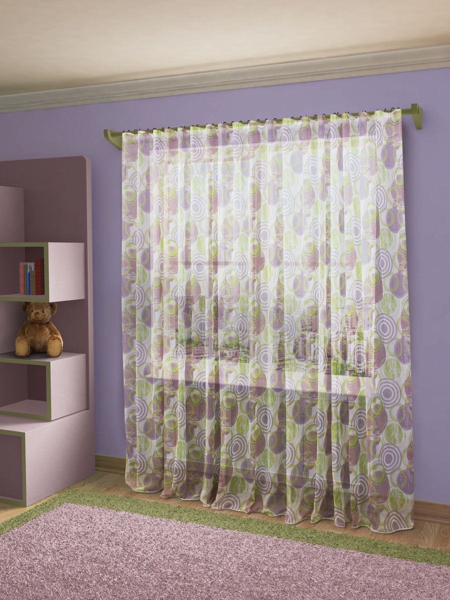 Тюль Sanpa Home Collection Монга, на ленте, цвет: салатовый, сиреневый, высота 260 смHP7243/40/1E Монга салатово-сиреневый, , 400*260 см Тюль Sanpa Home Collection Монга, на ленте, цвет: салатовый, сиреневый, высота 260 смHP7243/40/1E Монга салатово-сиреневый, , 400*260 смТюль Монга нежного цвета изготовлена из искуственного льна. Воздушная ткань привлечет к себе внимание и идеально оформит интерьер любого помещения. Тюль сделает ваш интерьер более нежным, воздушным и невесомым. Можно драпировать окно только тюлью или только портьерами, но вместе они создают идеальную композицию. Мы рекомендуем под однотонные портьеры нейтральных тонов подбирать сложносочиненную тюль, с изысканной вышивкой и орнаментом, а под портьеры с рисунком или ярких тонов - выбирать тюль с минималистичным рисунком или вообще без него. Крепление к карнизу осуществляется при помощи вшитой шторной ленты.