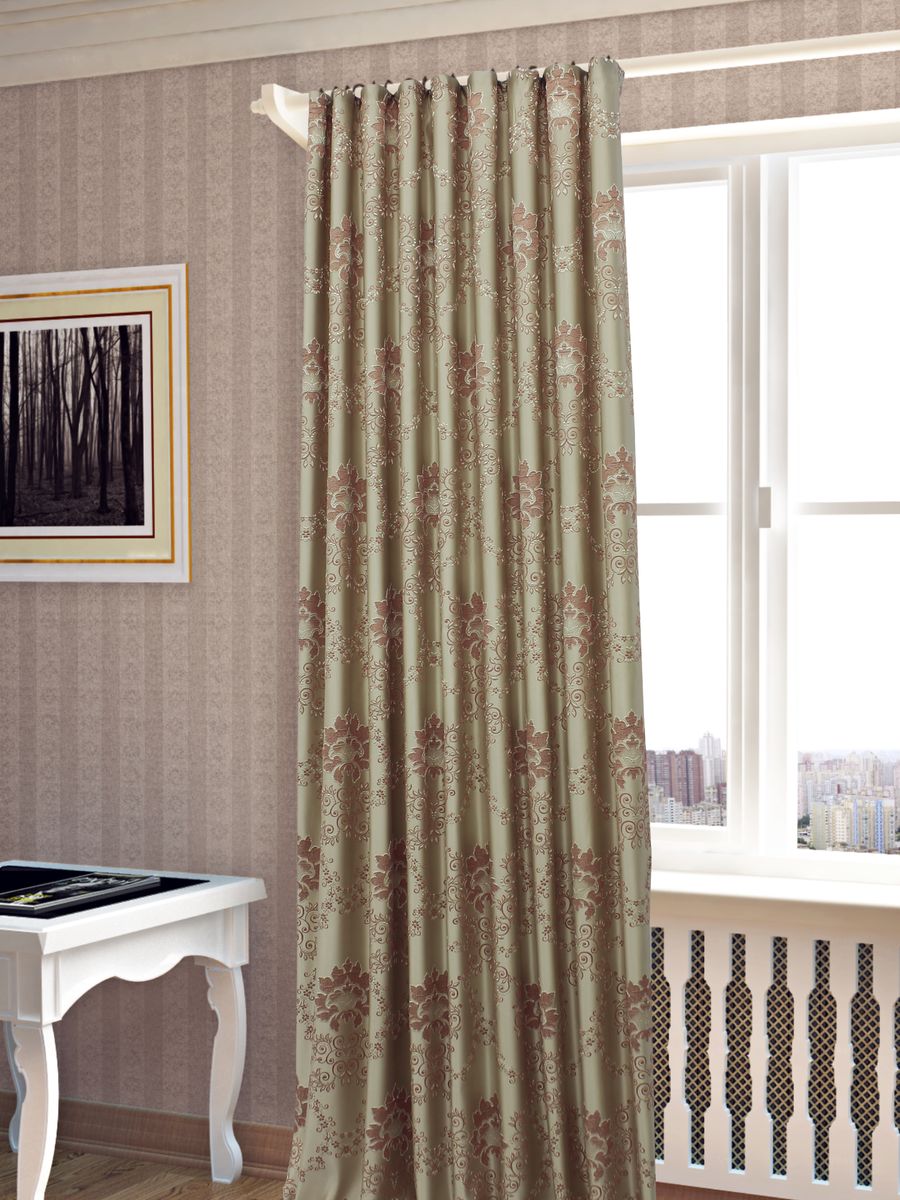 Штора Sanpa Home Collection Элина, на ленте, цвет: розовый, высота 260 смHP02453/104/1Е Элина розов, , 200*260-1шт+подхват Штора Sanpa Home Collection Элина, на ленте, цвет: розовый, высота 260 смHP02453/104/1Е Элина розов, , 200*260-1шт+подхватШтора Элина с оригинальным узором изготовлена из ткани жаккард. Жаккард - одна из дорогостоящих тканей, так как её производство трудозатратно. Своеобразный рельефный рисунок, который получается в результате сложного переплетения на плотной ткани, напоминает гобелен. Крепление к карнизу осуществляется при помощи вшитой шторной ленты.