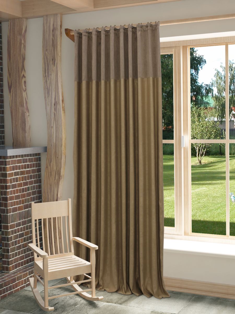 Штора Sanpa Home Collection Эльза, на ленте, цвет: темно-бежевый, высота 260 смHP01258/117/1E Эльза темно-бежевый, , 200*260-1шт+подхват Штора Sanpa Home Collection Эльза, на ленте, цвет: темно-бежевый, высота 260 смHP01258/117/1E Эльза темно-бежевый, , 200*260-1шт+подхватШтора Эльза в однотонном исполнении изготовлена из высококачественных материалов. Шторы - это немаловажный, но всё же аксессуар в вашем доме, поэтому их стиль нужно подбирать, исходя из дизайна в вашей квартире. Например, тяжелые и выполненные из дорогих тканей шторы прекрасно впишутся в классическую гостиную. А вот для современных стилей могут быть использованы шторы с более простым оформлением. Крепление к карнизу осуществляется при помощи вшитой шторной ленты.