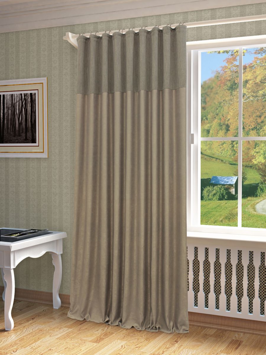 Штора Sanpa Home Collection Эльза, на ленте, цвет: серый, высота 260 смHP01258/116/1E Эльза серый, , 200*260-1шт+подхват Штора Sanpa Home Collection Эльза, на ленте, цвет: серый, высота 260 смHP01258/116/1E Эльза серый, , 200*260-1шт+подхватШтора Эльза в однотонном исполнении изготовлена из высококачественных материалов. Шторы - это немаловажный, но всё же аксессуар в вашем доме, поэтому их стиль нужно подбирать, исходя из дизайна в вашей квартире. Например, тяжелые и выполненные из дорогих тканей шторы прекрасно впишутся в классическую гостиную. А вот для современных стилей могут быть использованы шторы с более простым оформлением. Крепление к карнизу осуществляется при помощи вшитой шторной ленты.