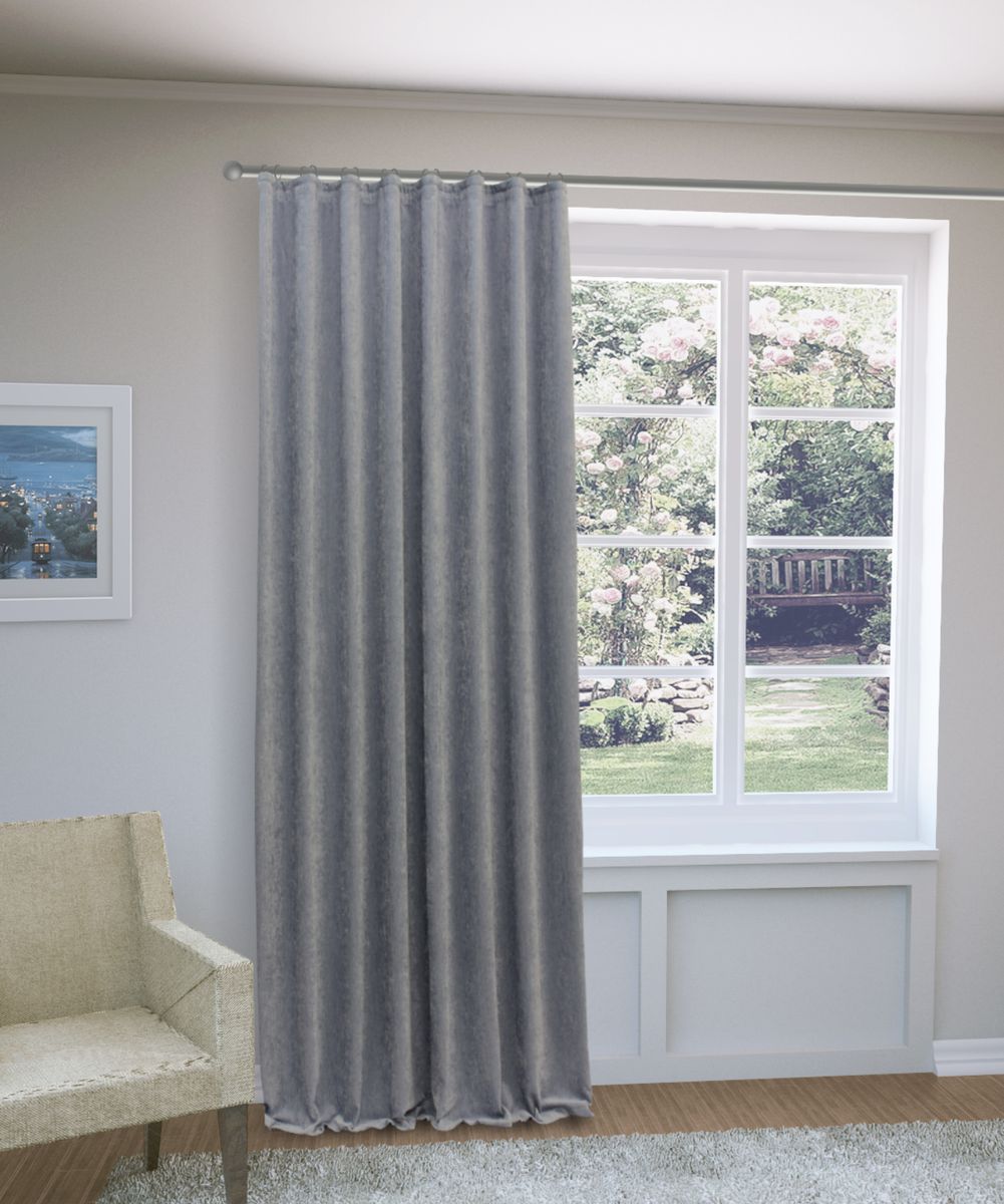 Штора Sanpa Home Collection Доротея, на ленте, цвет: голубой, высота 260 смHP8135/3046/1Е Доротея голубой, , 180*260+1подхват Штора Sanpa Home Collection Доротея, на ленте, цвет: голубой, высота 260 смHP8135/3046/1Е Доротея голубой, , 180*260+1подхватШтора Доротея в однотонном исполнении из ткани шенилл. Шенилл - плотная ткань с отменными потребительскими характеристиками и замечательными свойствами. Это чрезвычайно прочный материал с бархатистой на ощупь структурой. Крепление к карнизу осуществляется при помощи вшитой шторной ленты.