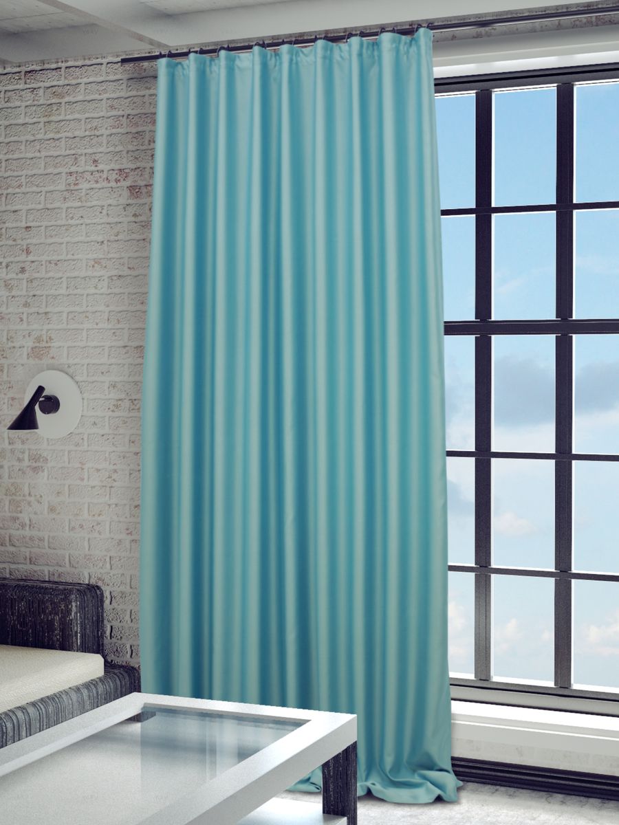 Штора Sanpa Home Collection Твила, на ленте, цвет: бирюзовый, высота 280 смHP blackout/9/1E Твила бирюзовый, , 200*280 см Штора Sanpa Home Collection Твила, на ленте, цвет: бирюзовый, высота 280 смHP blackout/9/1E Твила бирюзовый, , 200*280 смШтора Твила в классическом однотонном исполнении изготовлена из ткани блэкаут. Блэкаут (Blackout) - это особый вид светонепроницаемой ткани, изготовленной с одинарным или двойным сатиновым плетением из огнезащитного полиэфирного волокна. Крепление к карнизу осуществляется при помощи вшитой шторной ленты.