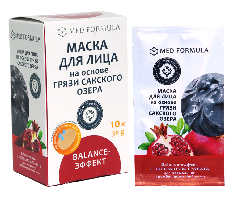 Мануфактура Дом природы Маска для лица Balance-эффект на основе грязи Сакского озера (для нормальной и комбинированной кожи) 10Х304640017811907 Мануфактура Дом природы Маска для лица Balance-эффект на основе грязи Сакского озера (для нормальной и комбинированной кожи) 10Х304640017811907Маска для лица Balance-эффект: нормальная и комбинированная кожа Ухаживающая формула на основе сакской грязи с миндальным и абрикосовым маслами, экстрактами граната, ламинарии, хмеля и витамином РР рекомендована для регулирования жизненных функций нормальной и комбинированной кожи. Уникальный минеральный состав масок на основе грязи Сакского озера улучшает метаболизм, стимулирует кровообращение, снимет воспалительные процессы, разглаживает морщинки и способствует поддержанию молодости кожи. Белая глина - каолин, в составе масок, имеет прекрасные адсорбирующие свойства - поглощает жировые отложения на коже и грязь. Голубая глина - укрепляет стенки клеток кожи, тонизирует, улучшает цвет лица. Масла абрикосовой косточки и сладкого миндаля - богаты витаминами и минералами, разглаживают и питают кожу.